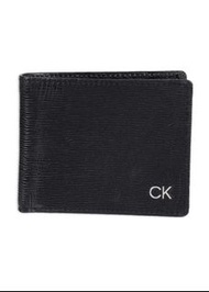 聖誕禮物 現貨🇺🇸CK Calvin Klein Leather Men Wallet Black 美國入口真皮 男裝 男士 男仔 銀包 錢包 黑色