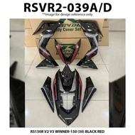 Rapido Cover Set Honda RS150R V1 V2 V3 Winner 150 (50) Black Red White RS150 RS150 R Motor Accessori