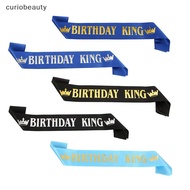 # curcur # Birthday King Sash for Men Boy Happy 16th 18th 20th 30th Birthday Party Decor .