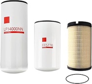 LF14000NN FF5776 FS20172 Oil Change Kit, Fuel Filter and Fuel Water Separator Filter Compatible With