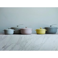 Vermicular Cast Iron Enamel Dutch - Oven 14cm MINI / 18-22-26cm &Shallow - with Recipe BookㅤDirect F