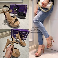 Ks.3213 12cm pointed heels / 12cm wrap strap heels
