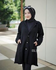 jaket jeans  tunik wanita premium terbaru terlaris/jaket denim/outher/midi dres/gamis levis jaket je