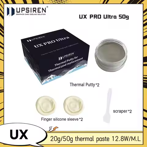 UPSIREN UX PRO Ultra16.8W/MK Thermal Paste VGA GPU IC Processor Quick Cooling Heat Dissipation Paste