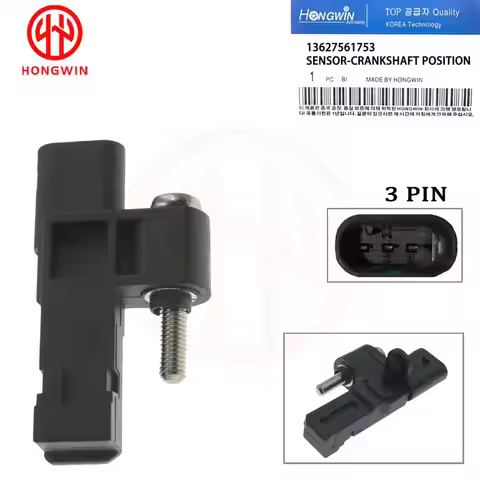 HONGWIN Engine Crankshaft Position Sensor OEM 13627561753 Fits BMW MINI 2007-2015 / 1 series 116i 11