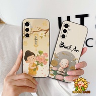 Samsung M35 / M55 case printed with calligraphy, peace of mind, peace of mind