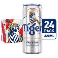 Tiger Crystal Beer Can, 24 x 320ml (Festive Pack)