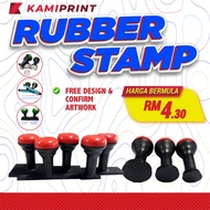 RUBBER STAMP COP GETAH  (NAME CHOP, COMPANY CHOP, ADDRESS CHOP & BANK CHOP)