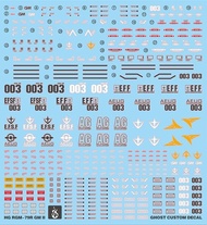 ♞,♘,♙ Yan GHOST Original HG HGUC 1: 144 GM II Jim 2 Fluorescent HD Sticker