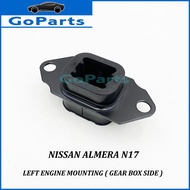 (1pc) Left  Engine Mounting (Gear Box Side) 11220-1HA0B Nissan Almera N17 1.5 Auto Manual [2013~20]