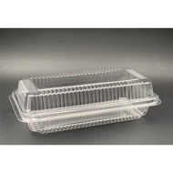 Benxon OPS-163 GC GO-163 Plastic Tray with Lock [ 50pcs ] Bakery Disposable Plastic Clear Food Box H