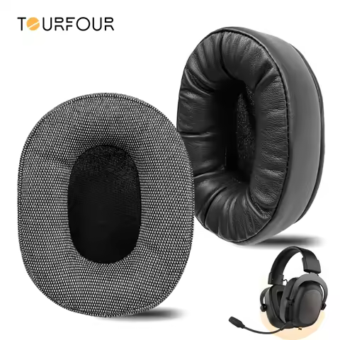 TOURFOUR Replacement Earpads for Havit H2002D Headphones Ear Cushion Cover Sleeve Earmuffs Headset H