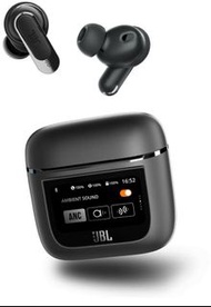 (現貨發售) JBL Tour Pro 2 無線耳機   全球首款觸控螢幕充電盒 [黑色]