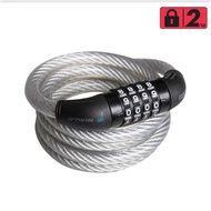 120 bike accessories combination cable bicycle safety lock cable btwin decathlon