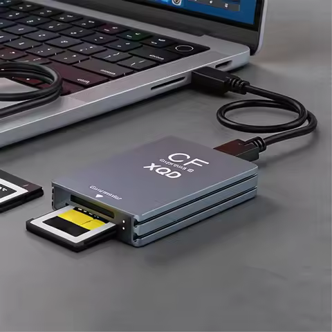 10Gbps CF Express Card Adapter with USB C To USB A/C Support Thunderbolt 3/4 Port for Professional F