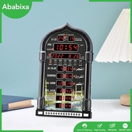 [Ababixa] Azan Clock Mosque Prayer Clock Time Reminding Calendar Decorative Clock