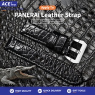 [Alligator Leather] Apply To PANERAI Watch Strap - Crocodile Leather Watch Strap  For PAM111 / PAM44