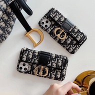 Dior European American Classic Card Holder Suitable for iPhone11pro Phone case Apple xs max/78plus E
