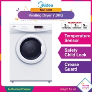 Midea Dryer 7KG [ MD-7388 / MD7388 ] Khind Dryer 8KG CD819