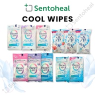 Biore Zero/ Cool Instant Cooling Face/Body Wipes & Handy Body Mist Spray- Cool Sheet/ Powder Sheets