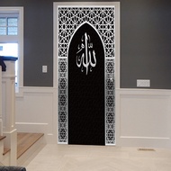 Wall Sticker Pintu Dan Ruangan Mini Bilik Solat Self Adhesive Waterproof 77cmx200cm