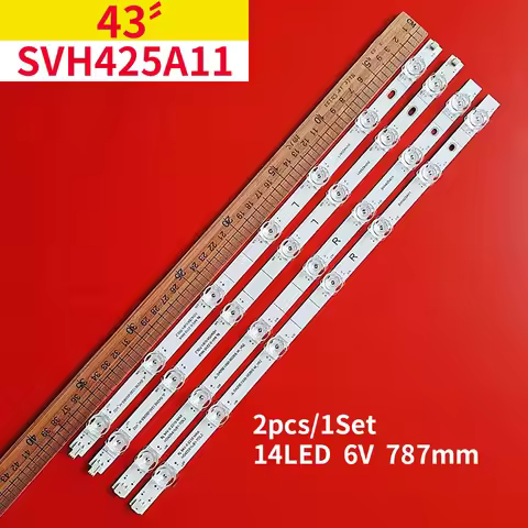 LED backlight 14LED For HISENSE 43H6500G 43R6000GM 43A603AMV 43R6E3 43h6g 43R6090G 43H6570G 43R61G S