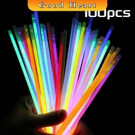 Jai Dee แท่งเรืองแสง 100 pcs แค่หักก็เรืองแสงแล้ว แท่งไฟ คละสี แต่งตัวตามเทศกาล Glow Sticks