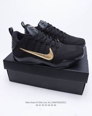 Nike Kobe XI Elite Low FTB"Black Mamba" Kobe 11 Flyknit 2.0 technology Men's indoor basketball shoes ZoomAir cushion