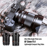 VILTROX AF 13มม. F1.4 Z/e APS-C มุมกว้างพิเศษเลนส์กล้องถ่ายรูปรูรับแสงขนาดใหญ่โฟกัสอัตโนมัติสำหรับ Sony E Nikon Z Fuji X Mount Vlog
