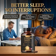 Prostate Health Supplement w/ Saw Palmetto & Mushroom Blend, Boost Urinary Health