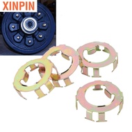 xinpin CFTGIW 4Pcs Trailer Spindle Nut Retainer - Metal Secure Fixation Replacement for EZ Lube Jam 