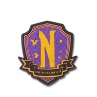 Crocs Wednesday Nevermore Badge Jibbitz