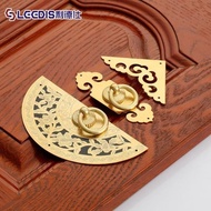 New Chinese Classical Cabinet Medicine Cabinet Door Handle Handle Copper Cabinet Drawer Wardrobe Wine Cabinet Handle