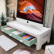 [In stock]Raised monitor rack, office desktop computer base stand, desk keyboard storage, raised sto