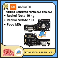 Redmi Not 10 4G/Not 10S/poco M5s Original Flexible Connector Board Cas + Con H/F+Mic
