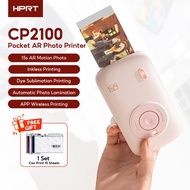 HPRT CP2100  AR Photo Printer Dye-sublimation  Wireless Bluetooth Inkless Printing Color Photo Print