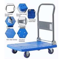 Commercial Heavy Duty Foldable Hand Truck Trolley Troli Plastic Trolley 150kg 300kg Iron PVC Foldabl