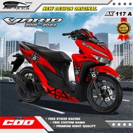 FULL BODY DECAL STICKER FOR VARIO 125 150 MOTORCYCLE BLOCK STICKER VARIO 125 FULL BODY - AK 117