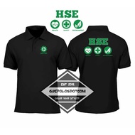 HSE SAFETY FIRST COLLAR POLOSHIRT - HSE SAFETY FIRST Collared Shirt - COOL HSE SAFETY FIRST POLO - G