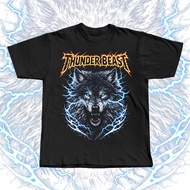 Attirelab Thunder Beast Design Tshirt Cotton Plus Size or Big Size XS until 9XL