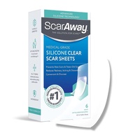ScarAway Medical Grade Clear Silicone Scar Sheets