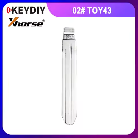 10PCS 02# KD Blade LISHI TOY43 TOY43AT Car Key Blade For KD KEYDIY VVDI XHORSE JMD For Toyota VIOS H