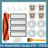 Xiaomi Robot Vacuum X10+ X10 Plus B101GL Robot Vaccum Cleaner Accessories of Main Brush Side Brush Filter Dust Bag Mop