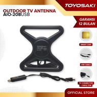 Digital TV antenna indoor outdoorTOYOSAKI AIO 208 USB /sc Antenna TV