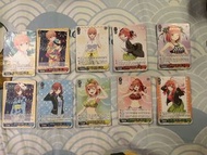 五等分的花嫁 WS card SHY/WE43