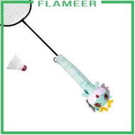 [Flameer] Badminton Racket Badminton Tennis Grip, Cartoon Dragon Doll Racquet Sleeve Non Slip Racket Handle Grip