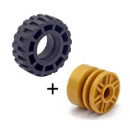 COOLPON|This Is LEGO Lego's Parts Tire 37x14 35578+Wheel Frame 18 D.x14mm 55981