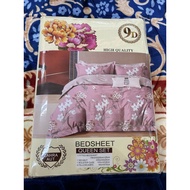 BEDSHEET 9D QUEEN SET 7IN1 | CADAR QUEEN | CADAR QUEEN 9D | NEW STOCK 120GSM