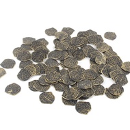 300 Pcs Plastic Gold Coins Pirate Coins Coins for Pirate Treasure Chest Games Tokens Toys Cosplay