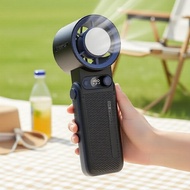 F5PRO Mini Handheld Fan 8000mAh - 199 Speeds, 30h Battery, USB Rechargeable, Quiet & Foldable